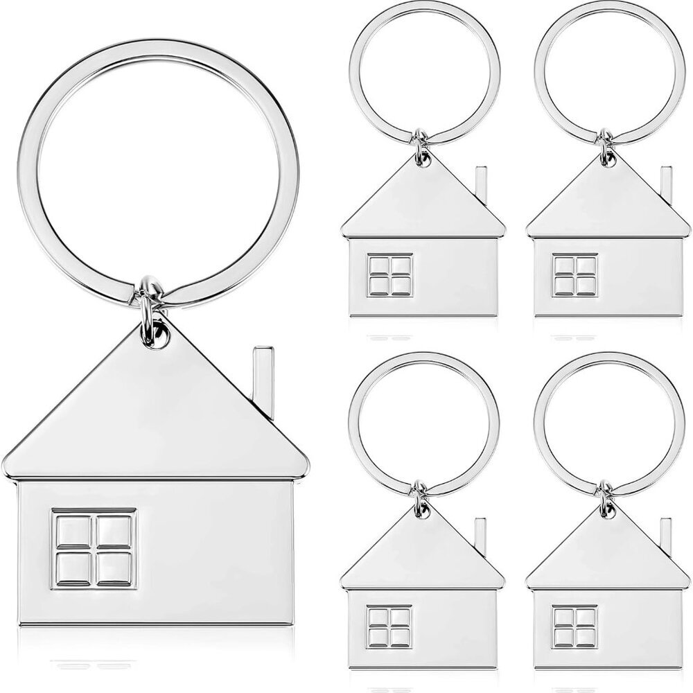 House Key Chain House Shaped Pendant Keychains Home Keychain Set Cute Home with